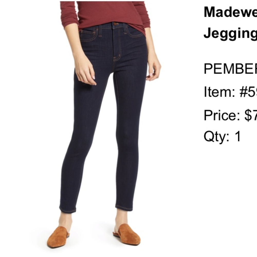 Madewell Roadtripper Jeggings Broken Zipper